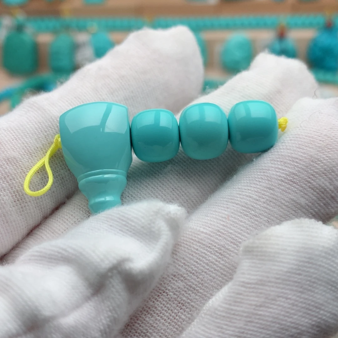 绿松石未镶嵌珠宝奇石9.5mm