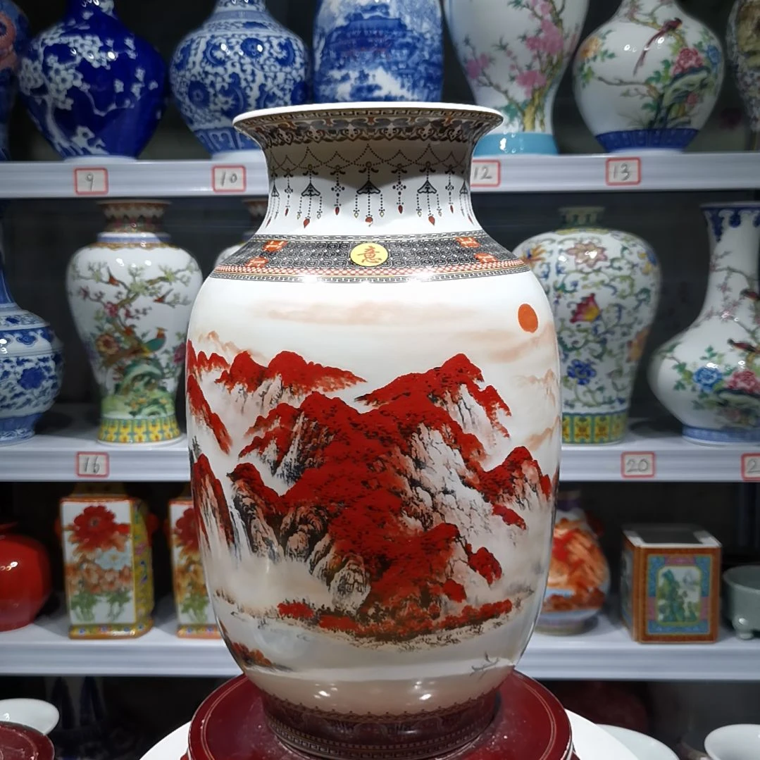 瓶景德镇陶瓷花瓶摆件