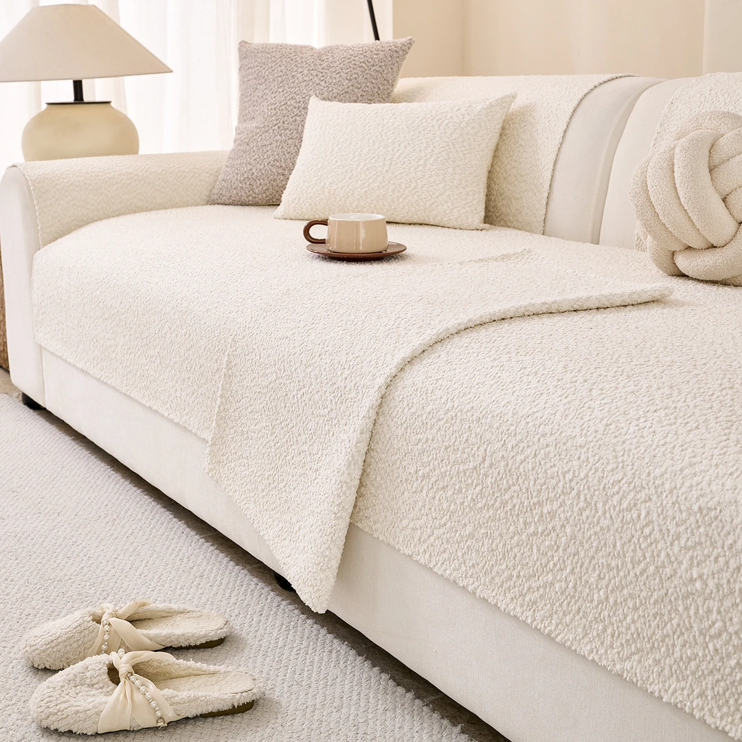 柔暖雪尼尔沙发垫