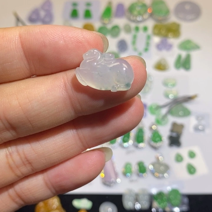 翡翠银S925镶嵌颈饰翡翠