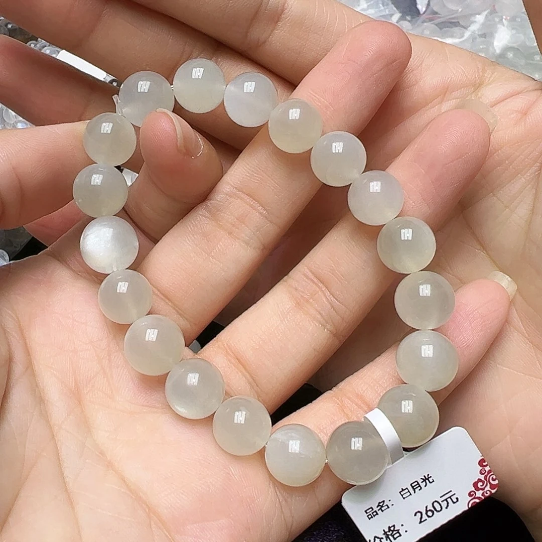 未镶嵌手链月光石多样性发一