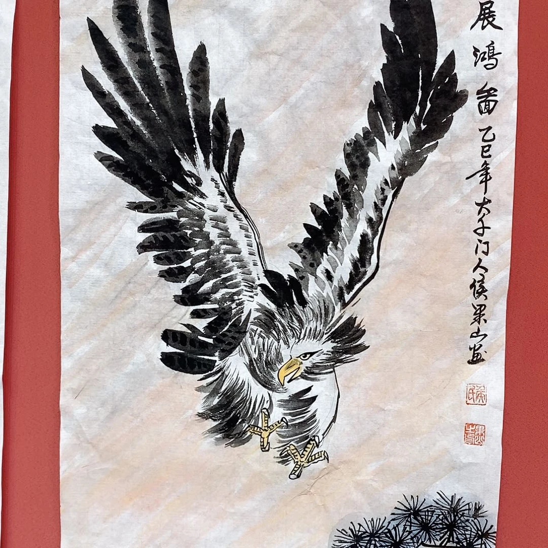 国画大风堂嫡传-侯果山老师作品路