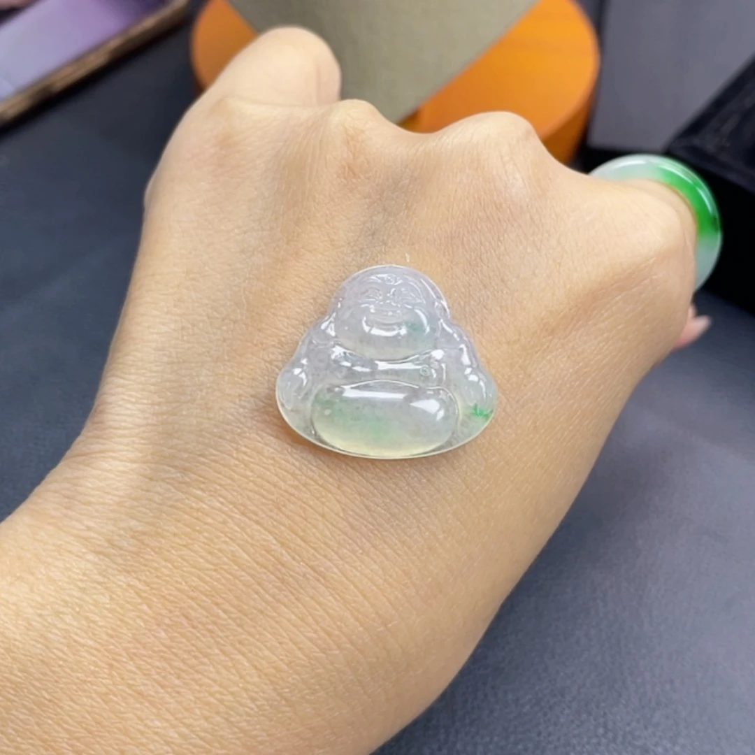 【闪购商品】翡翠颈饰未镶嵌34号 肚里藏金