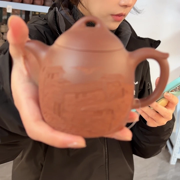 紫砂茶壶宜兴原矿底槽青250