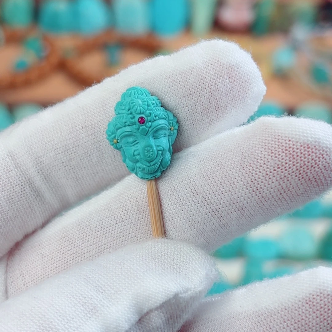 绿松石未镶嵌配饰