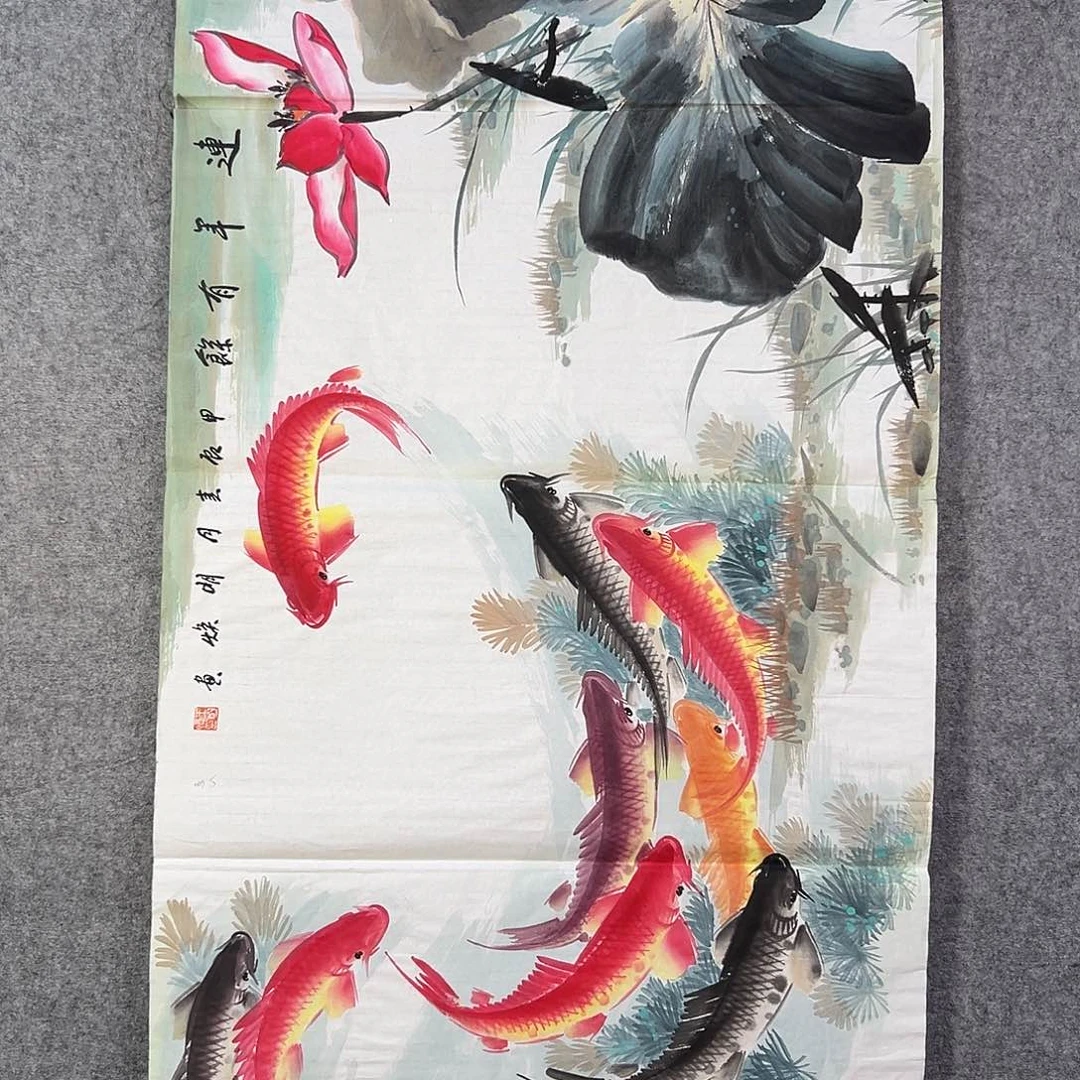 国画417 花鸟在此处飞翔也不太