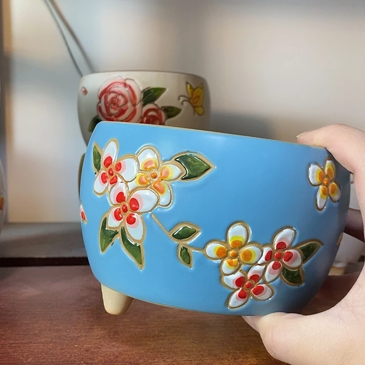 外13内11.5高10左右，纯手工制作，一单包邮