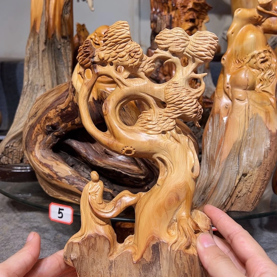 柏木（崖柏）崖柏木手把件摆件