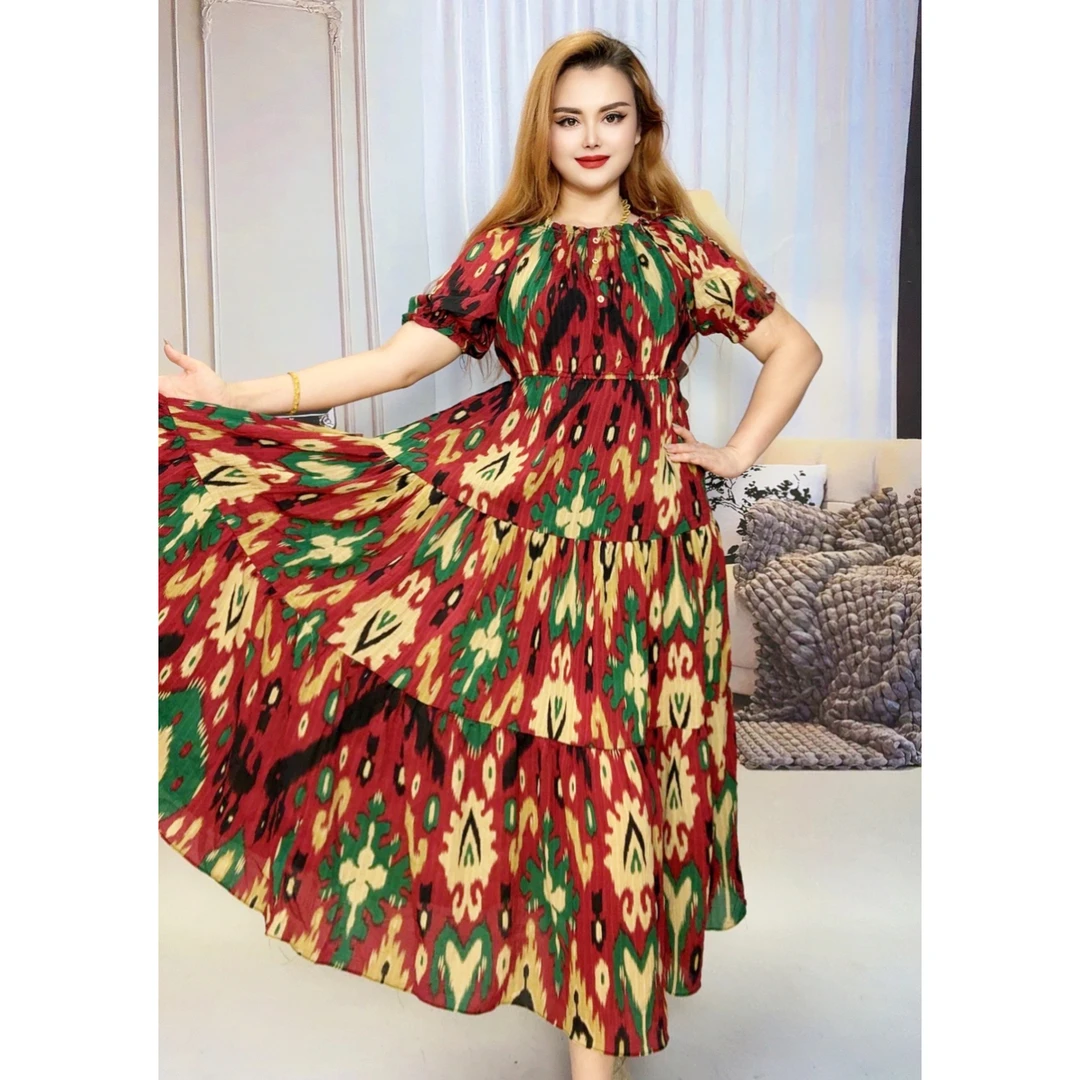 新疆包邮艾特莱斯连衣裙