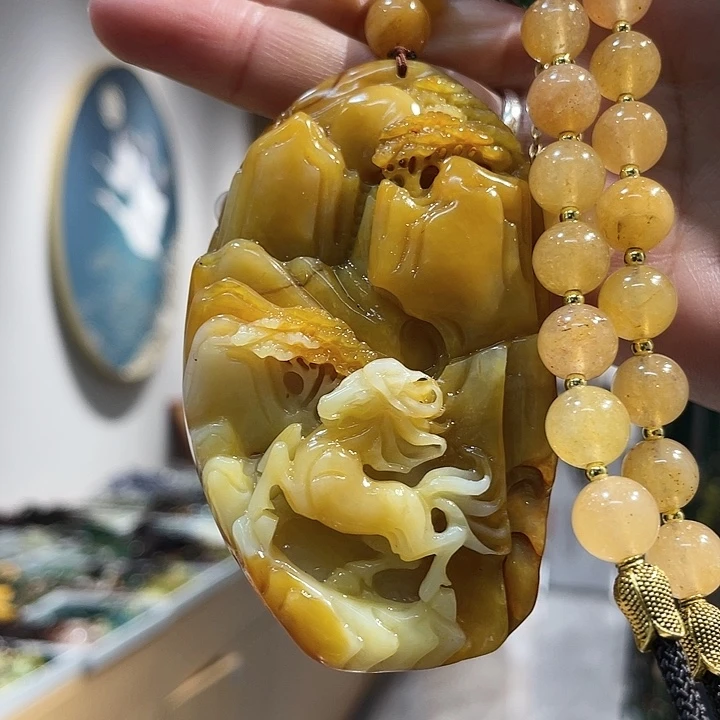 【闪购商品】岫玉颈饰未镶嵌岫玉