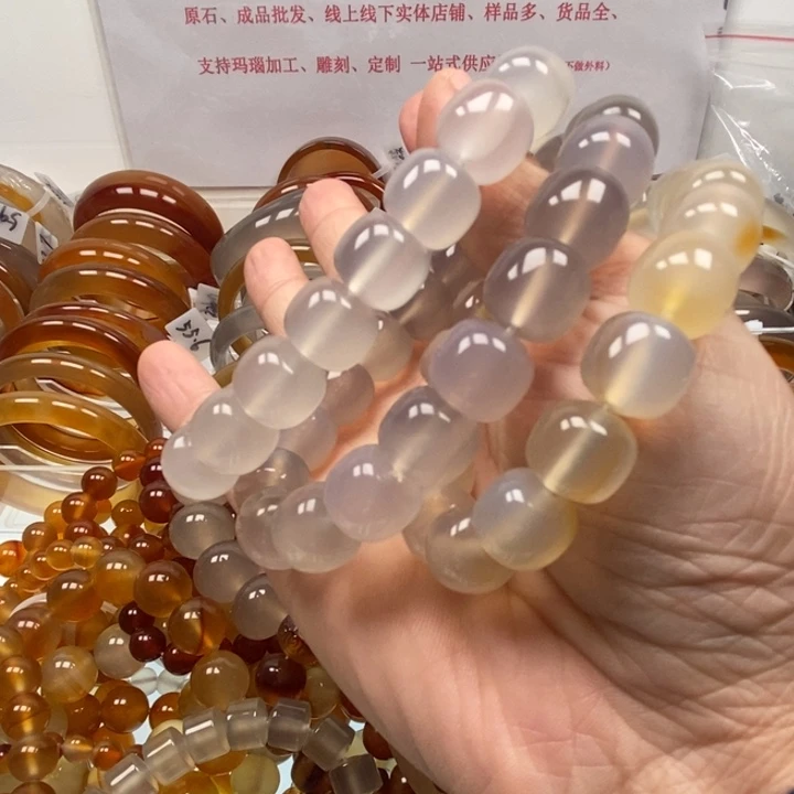 玛瑙/玉髓未镶嵌颈饰