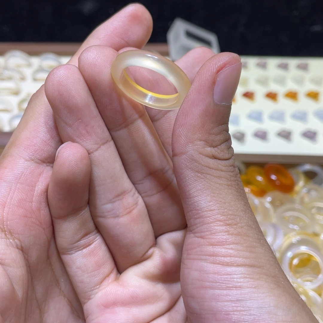 玛瑙/玉髓合金戒指64号港19