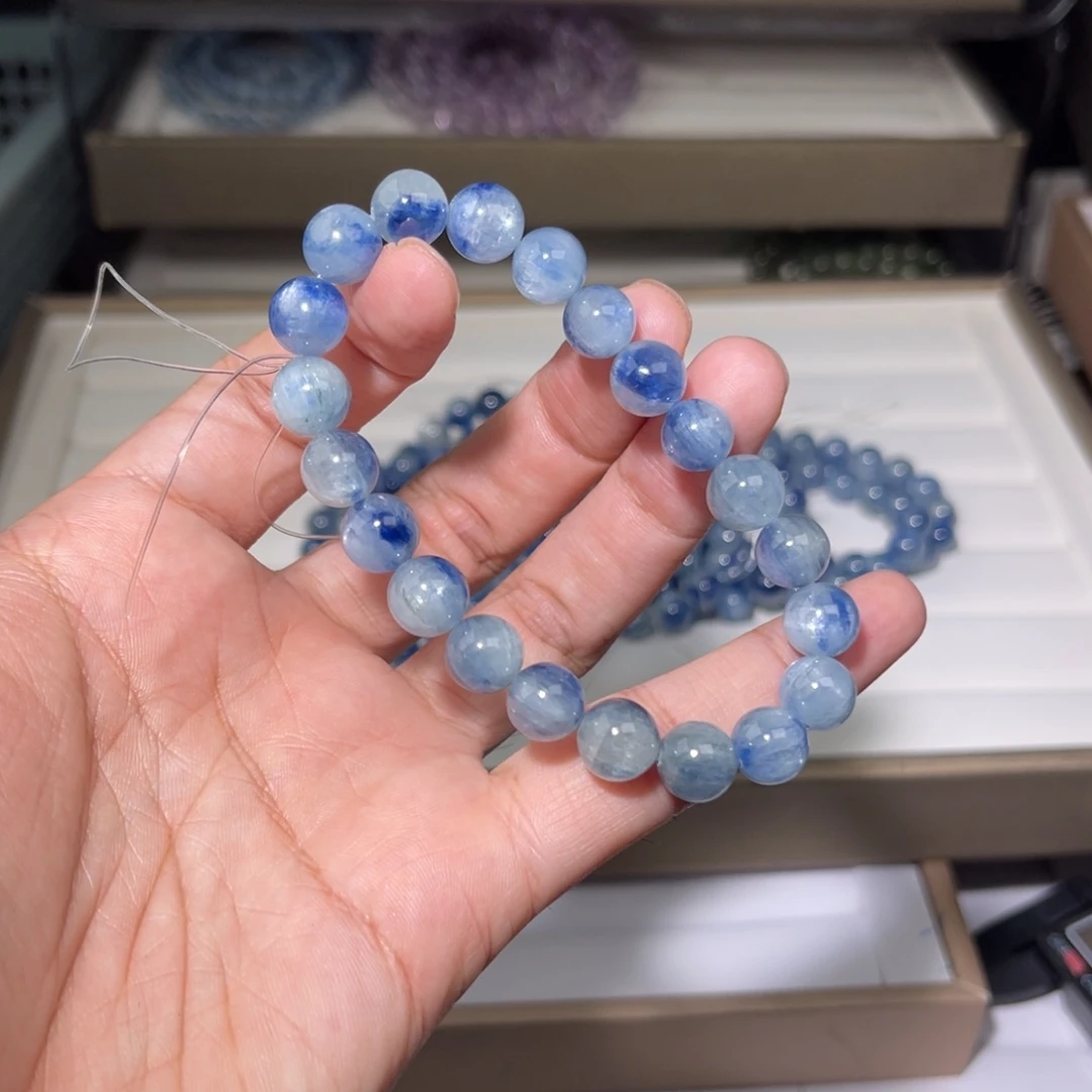 水晶手链未镶嵌蓝晶026