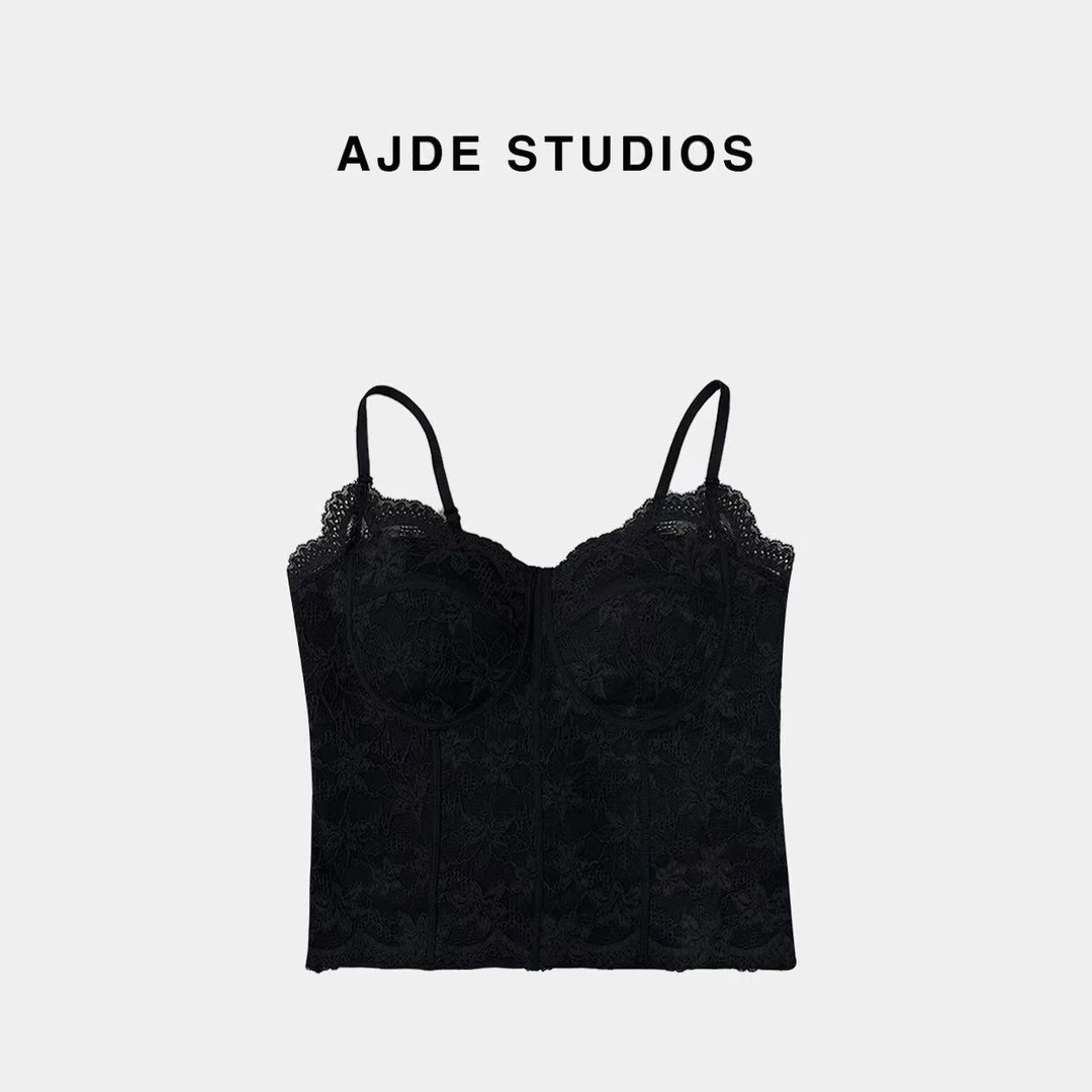 AJDE｜鱼骨一体蕾丝背心09