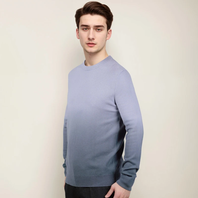秋冬男士针织衫时尚圆领毛衣  胶带   LB-AH110