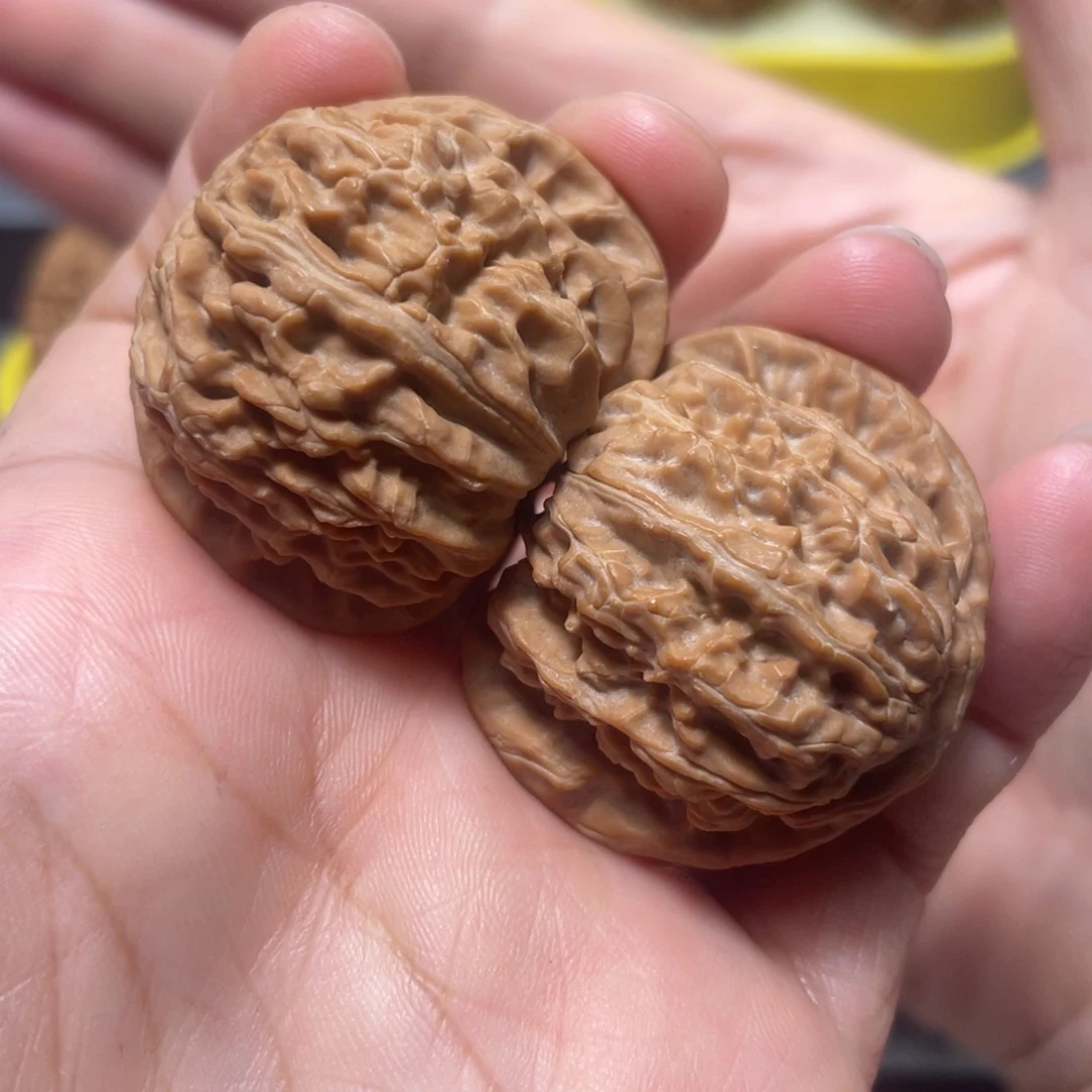 把件文玩核桃精配球白38
