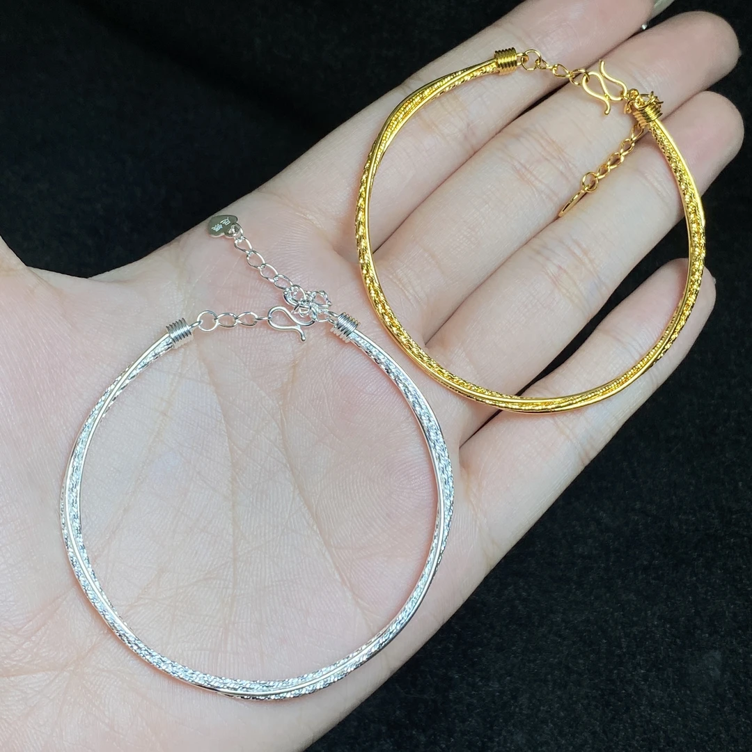 足银银制品 【小北严选】足银手环 -DH44X175