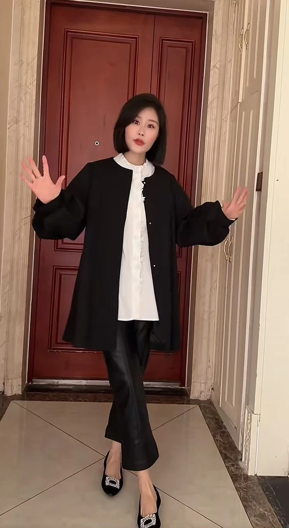 皮裤 A 黑色 88157