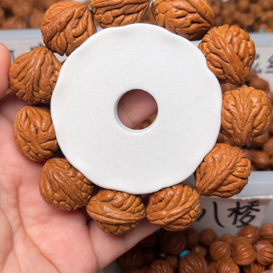 桃核把件22左右霸王龙手串