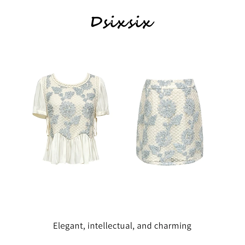 Cherry She【云边棉阳】新款显瘦收腰套装-54653Q-54654Q-54655Q