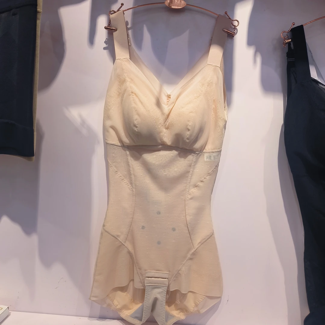 【岳姐姐专属】束身收腹束腰提臀美体透气带杯三角连体塑身衣67819