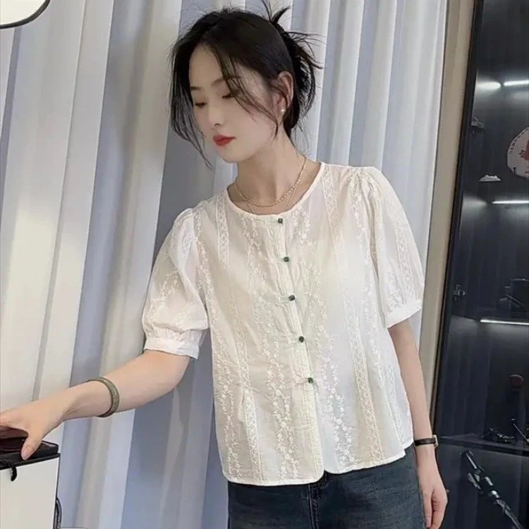 新款时尚设计女装彰显内敛品味简约宽松衬衫四季通用百搭潮流