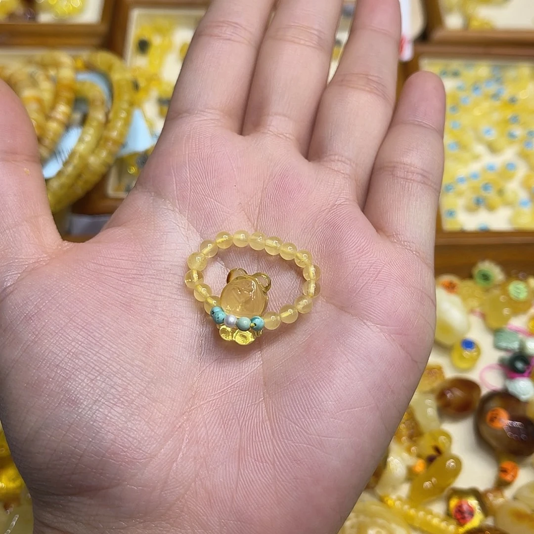 琥珀未镶嵌珠宝奇石