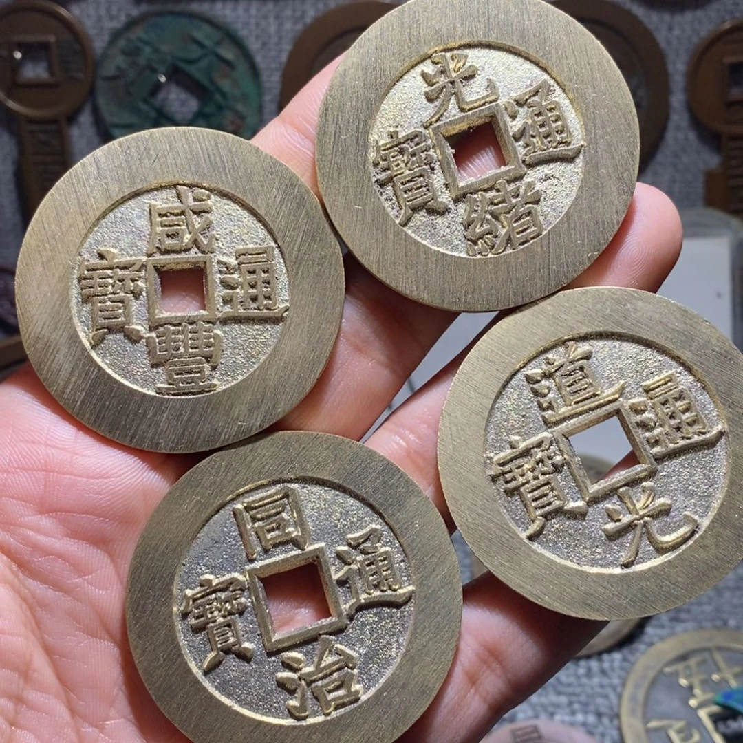 铜工艺品宫钱母4个