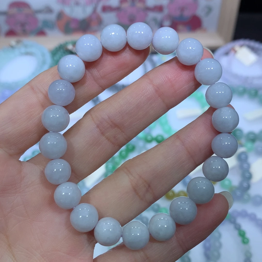 翡翠未镶嵌手链天然