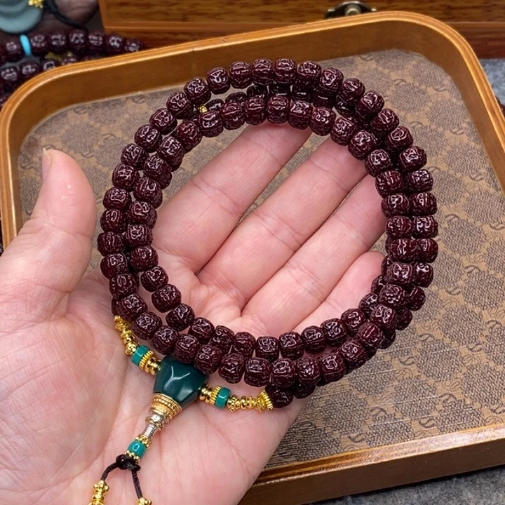 金刚菩提吊坠8mm盘龙108