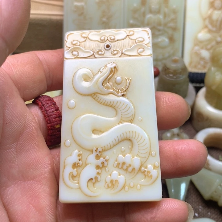 和田玉挂件未镶嵌吉***A