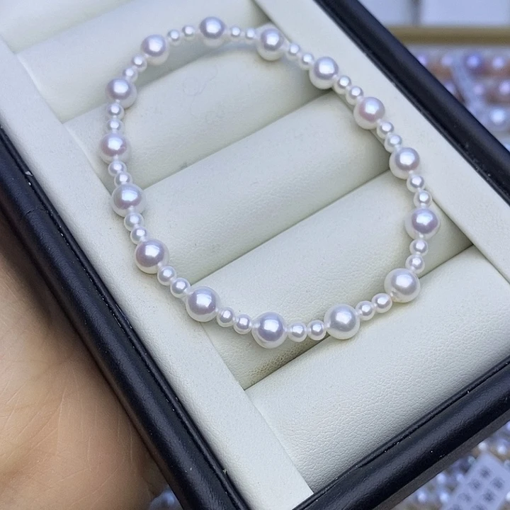 淡水珍珠未镶嵌项链171819手围