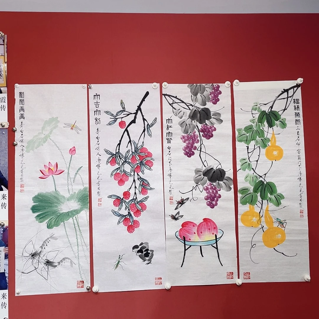 国画冯伟老师手绘国画作品音浩