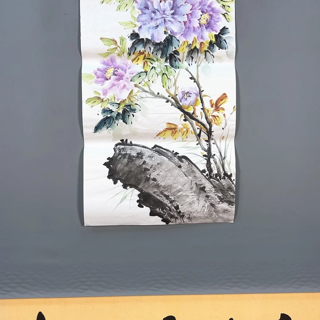 国画393 花鸟和蝴蝶在这里生活