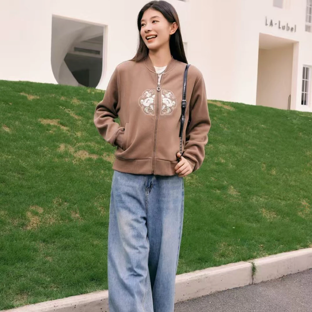 欧洲金狐/女士国风加绒外套71336/奥