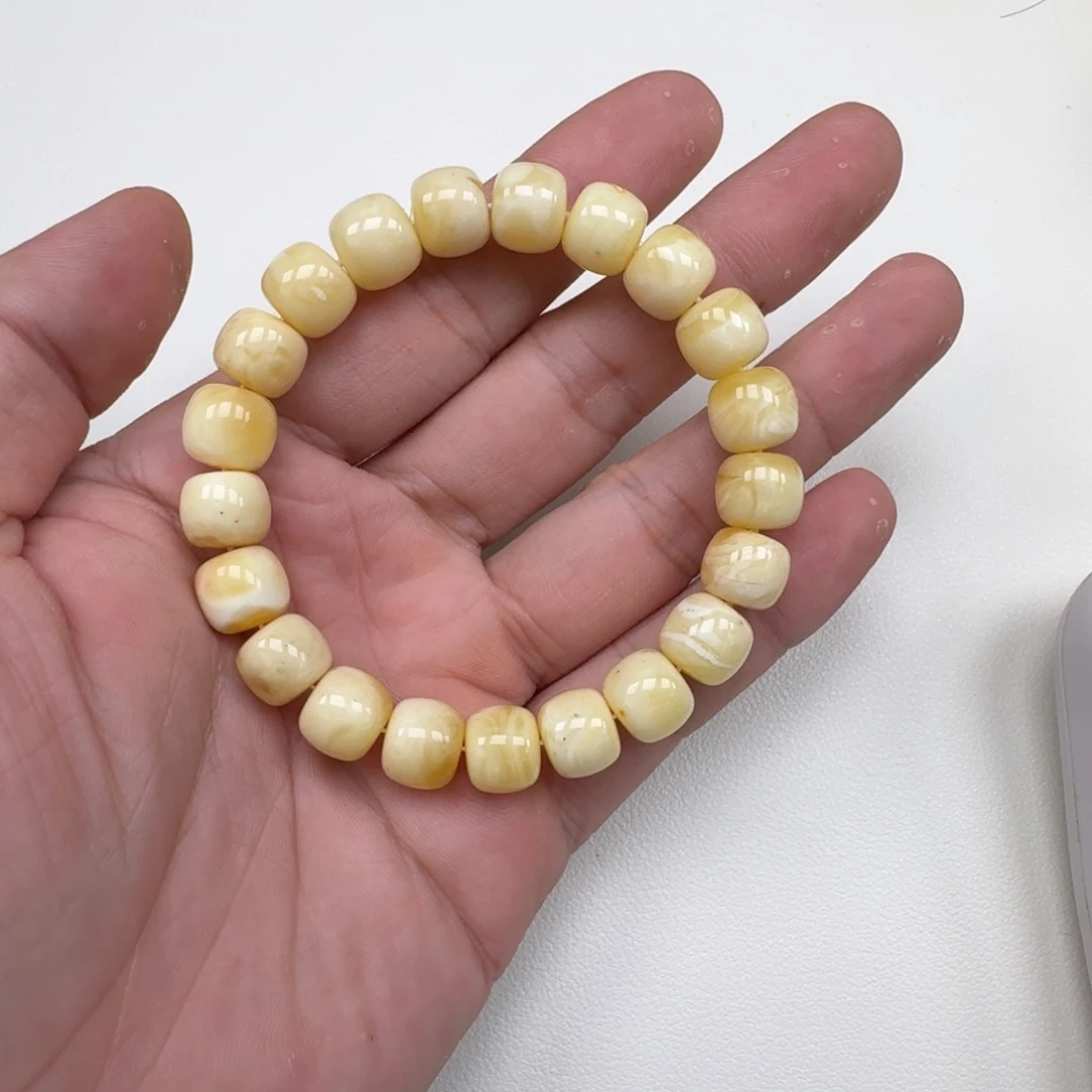 手链琥珀未镶嵌10 mm精工老型微微瑕
