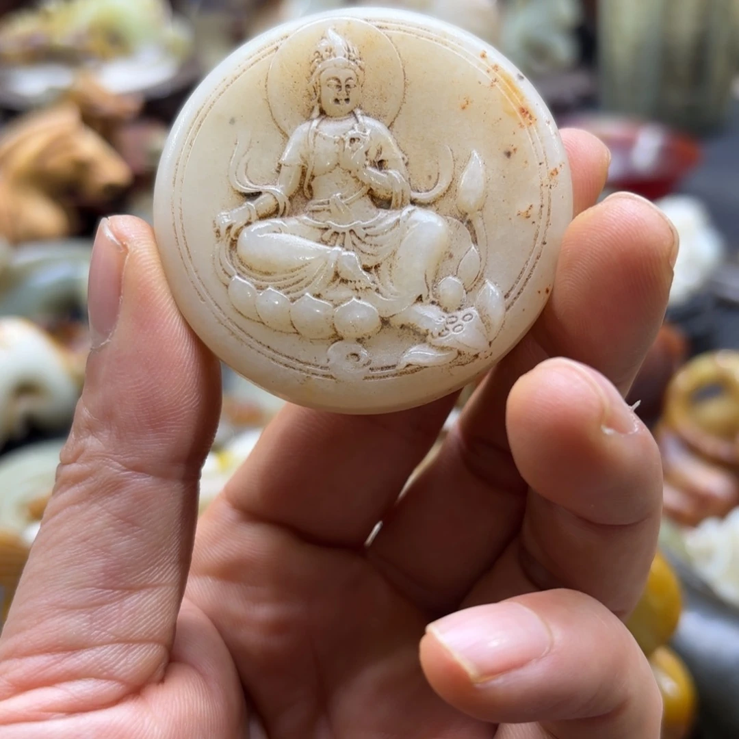 和田玉（糖玉）未镶嵌挂件
