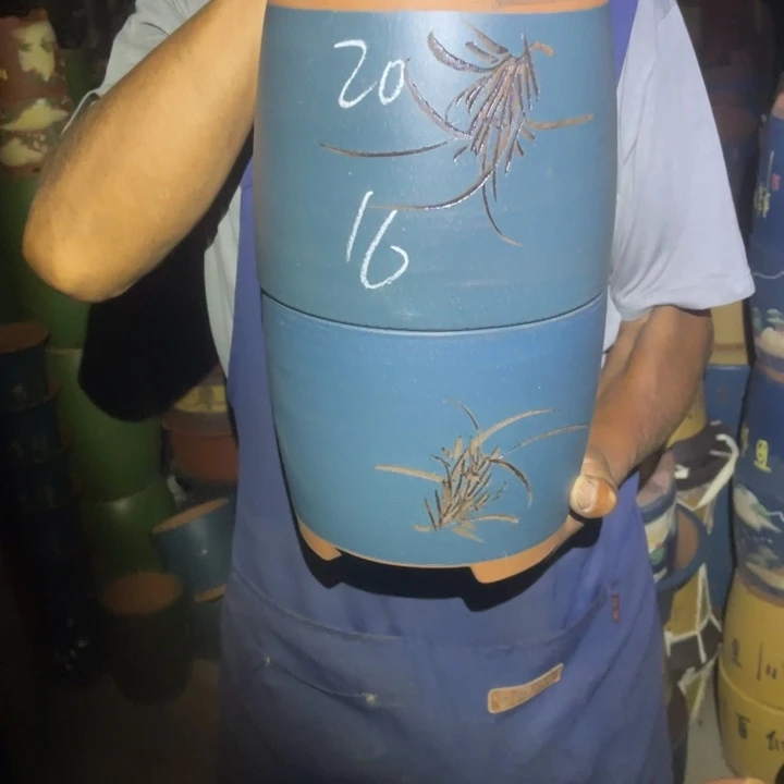 紫砂花盆紫砂花盆