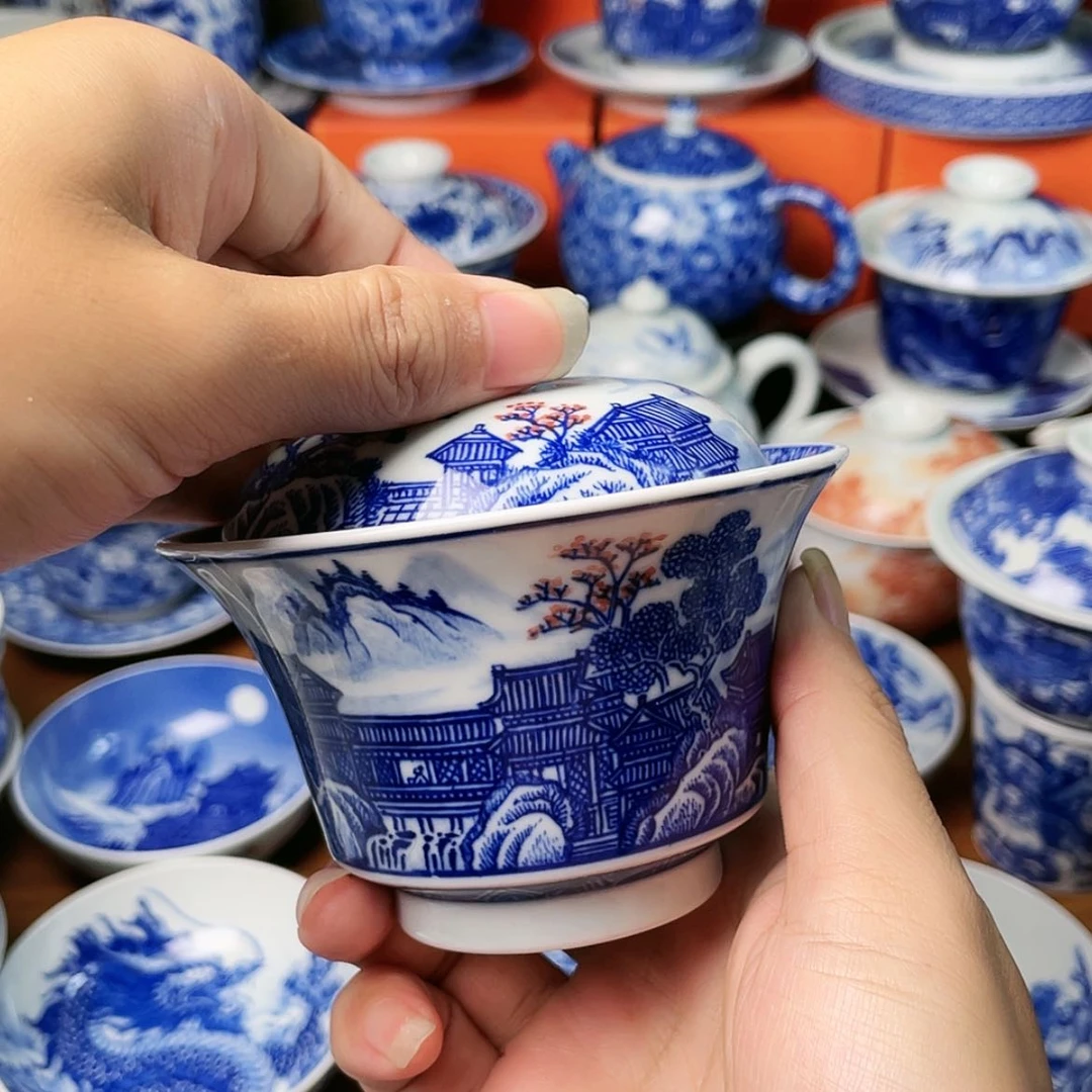 【闪购商品】杯丽**亮全手工手绘景德镇