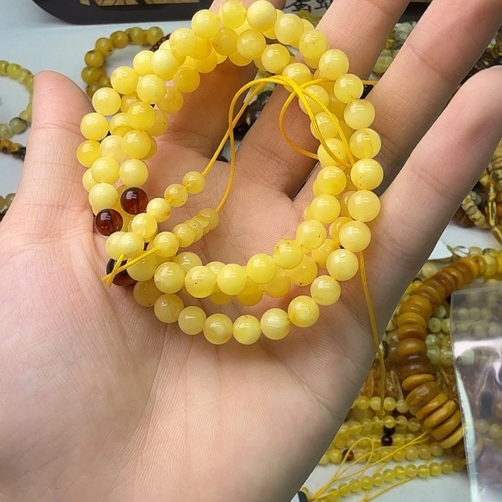 琥珀未镶嵌珠宝奇石