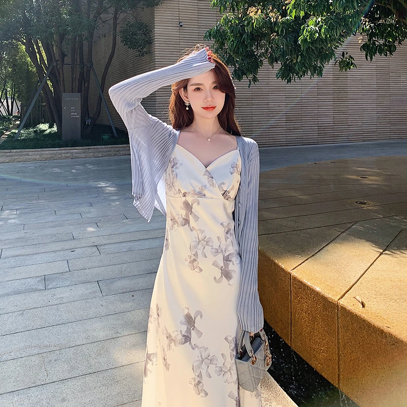 林关关 天丝短款针织开衫女春外搭新款百搭薄款防晒51112