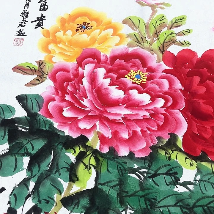 她家都是手绘作品