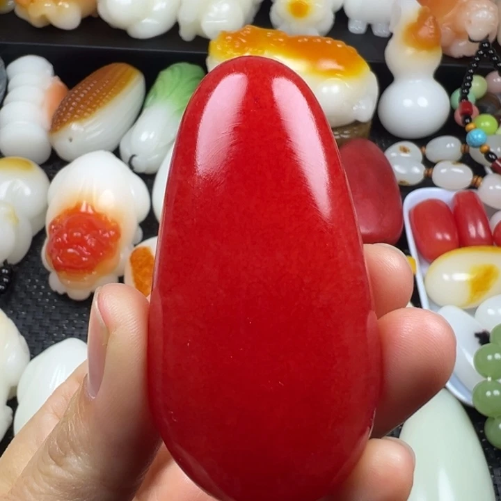 新疆戈壁五彩石金丝