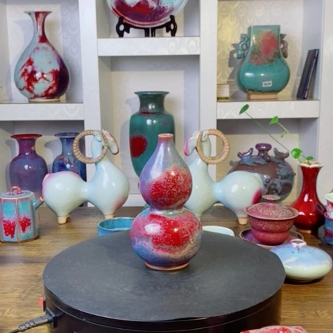 瓶禹州神后钧瓷原产地~