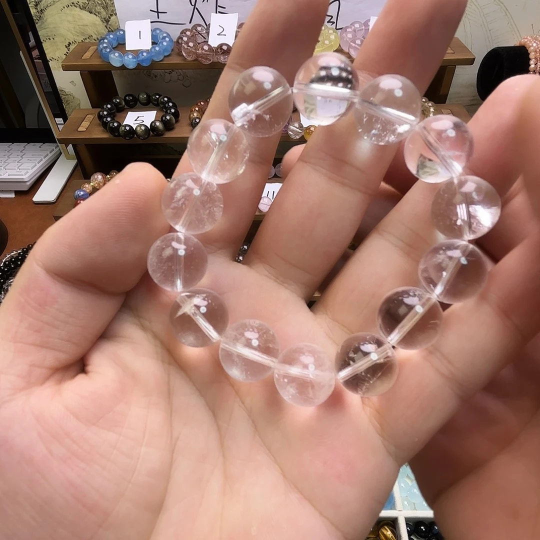 水晶手链未镶嵌天然水晶白水晶