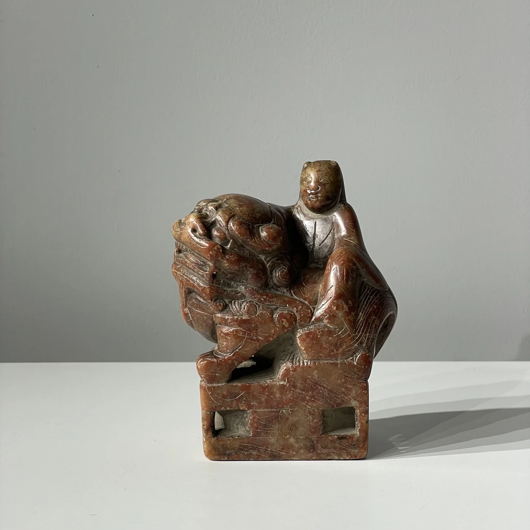 花几摆件 花几狮子