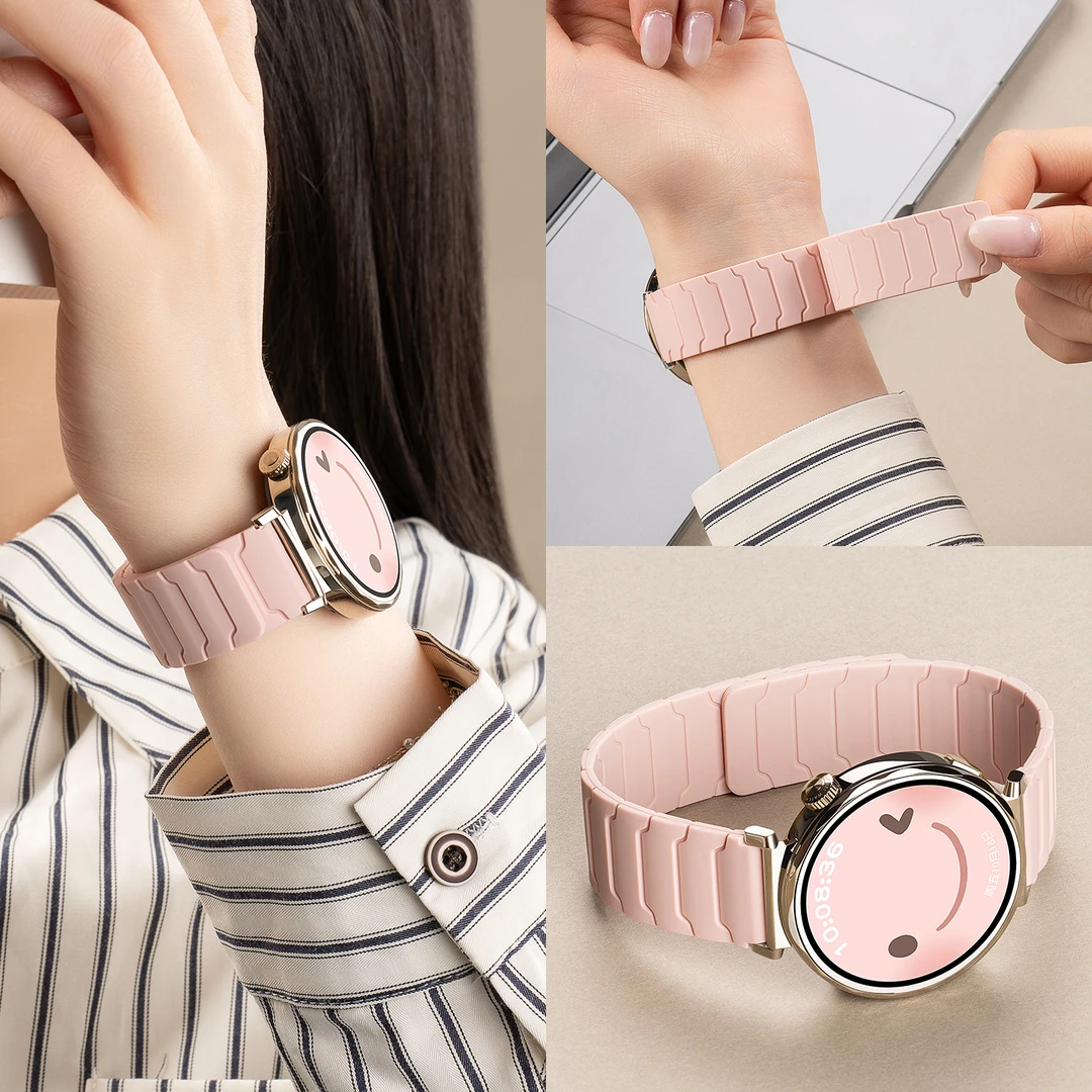 适用华为gt6表带gt5/4铠甲勇士磁吸表带watch5/4pro夏季运动表带