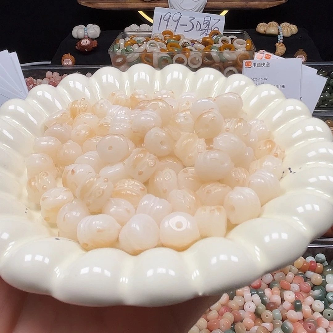 手串菩提根/象牙果卡12玉化炭烤招财猫108颗