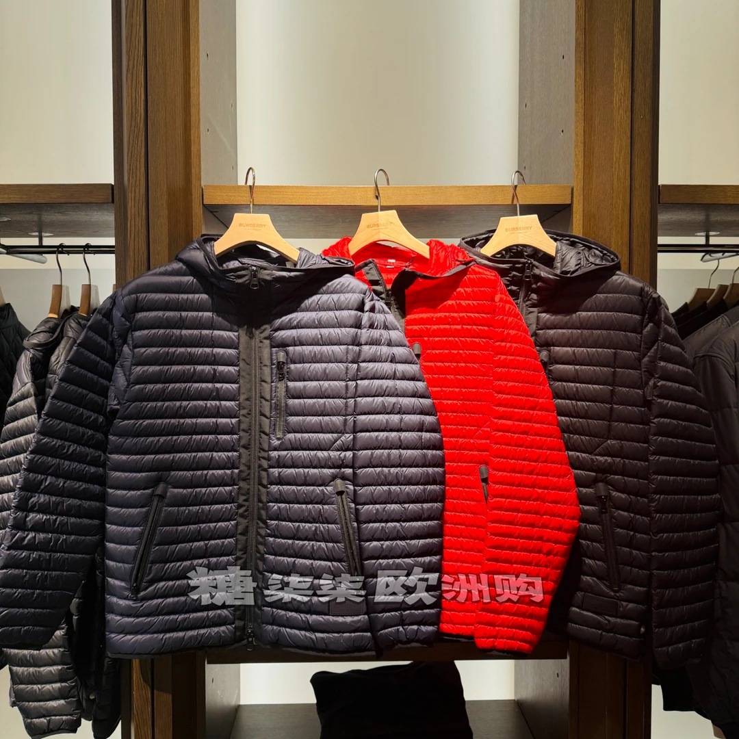 未使用 BURBERRY/博柏利 男士菱格棉服 休闲外套 多色可选