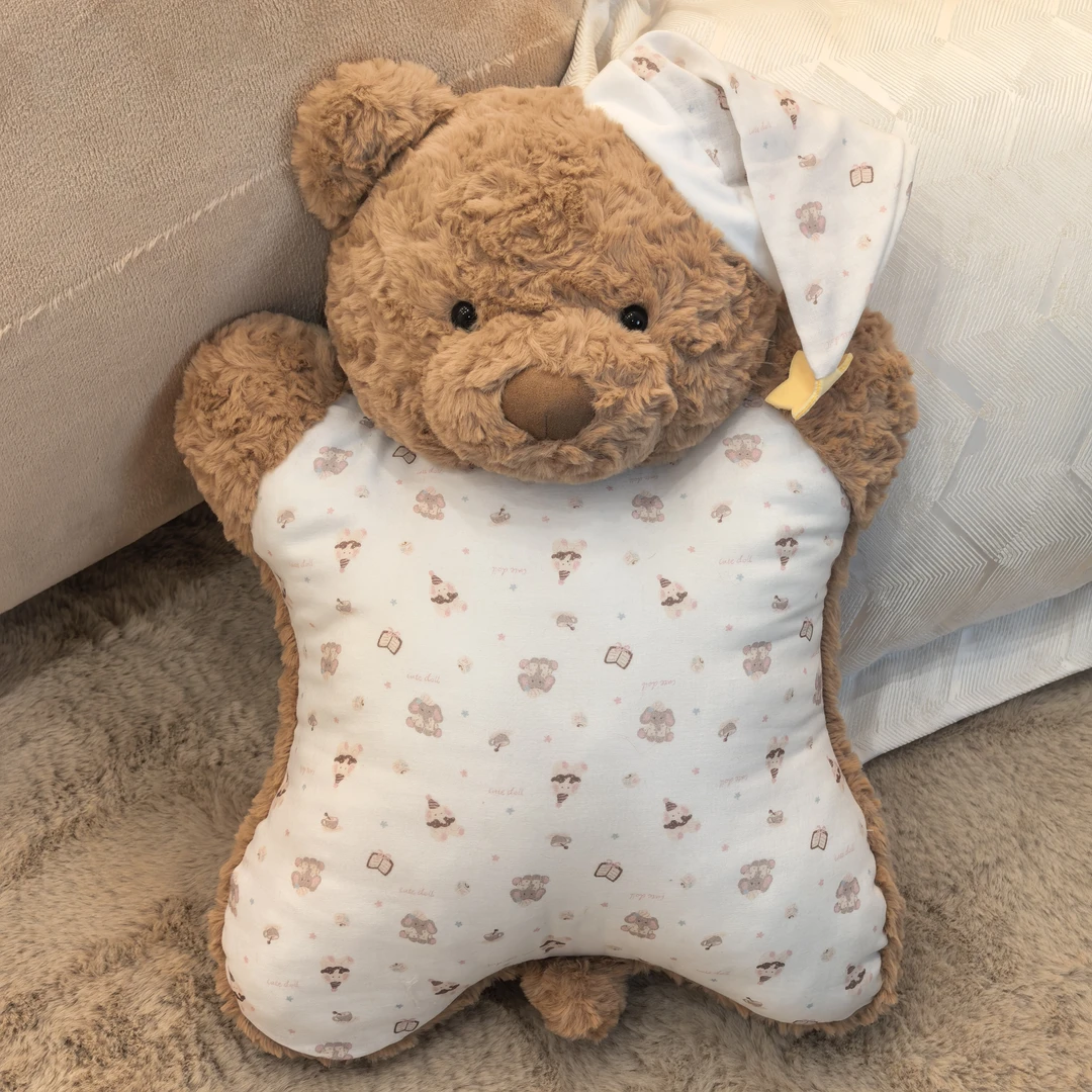 多功能暖手萌宠幼稚园系列超大捏捏可爱减压毛绒抱枕女生礼物